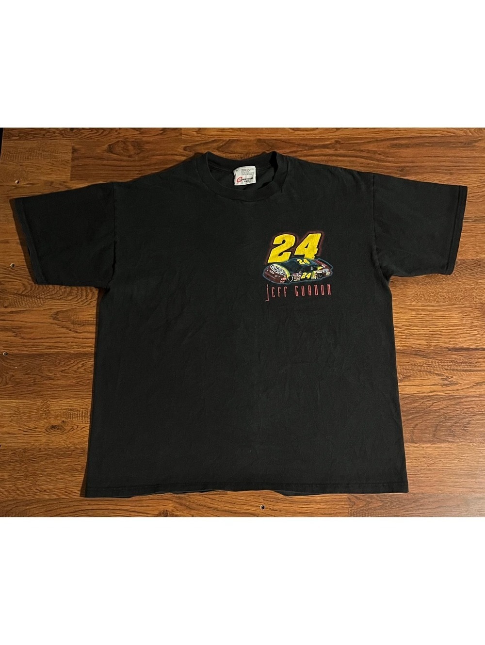 Vintage Jeff Gordon NASCAR T Shirt XL View 24 Dupont Racing